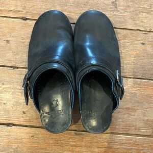 Dansko Open Back Clogs Black size 39 (8.5-9)